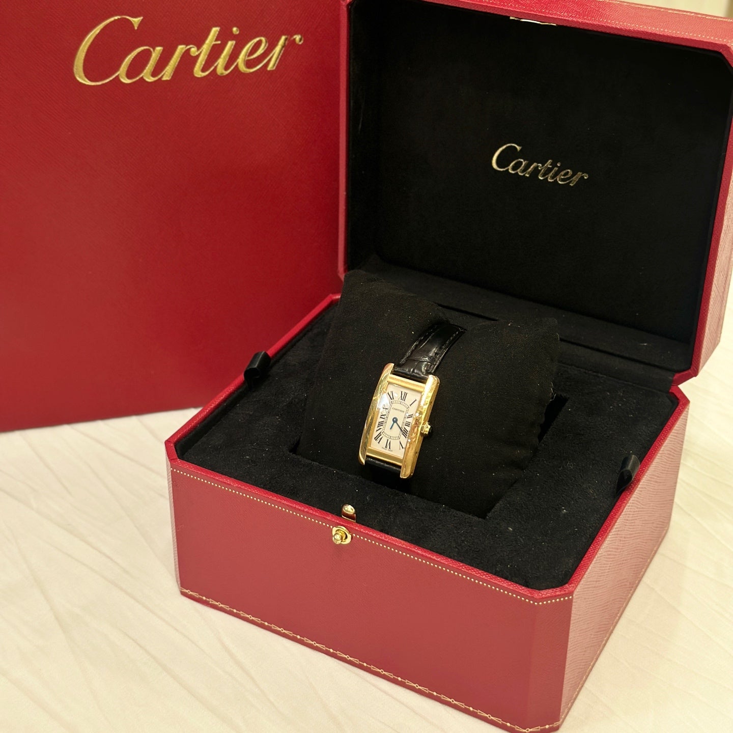 cartier Rose gold Quartz watch