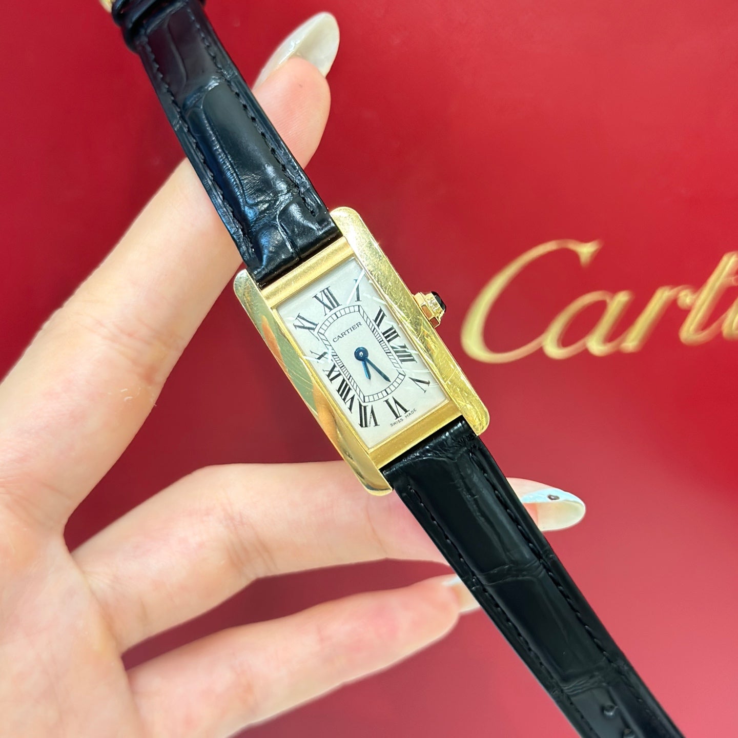 cartier Rose gold Quartz watch