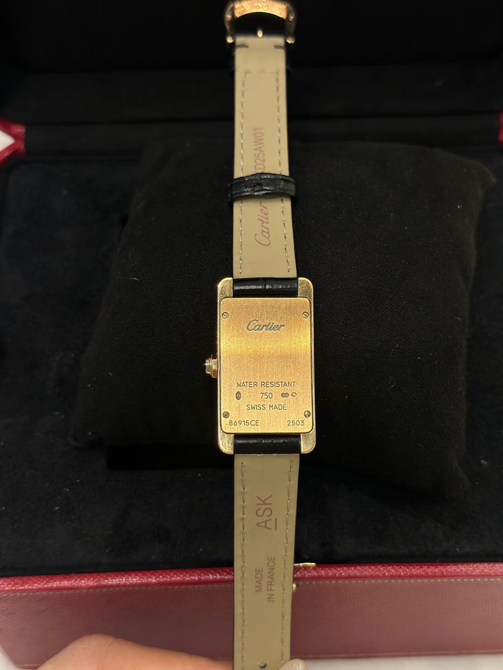cartier Rose gold Quartz watch