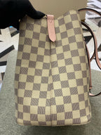 Louis Vuitton White Bucket & Drawstring Bag