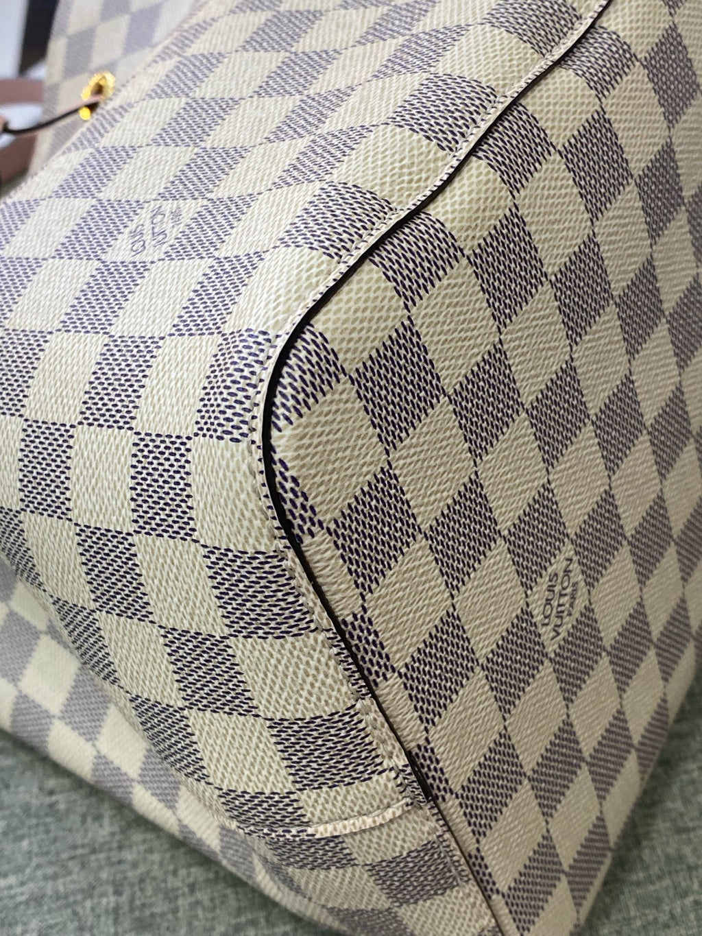 Louis Vuitton White Bucket & Drawstring Bag