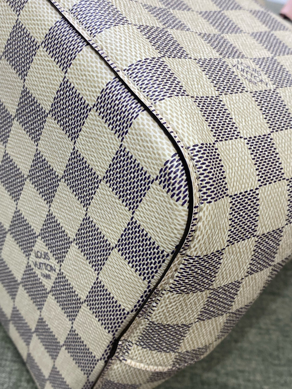 Louis Vuitton White Bucket & Drawstring Bag