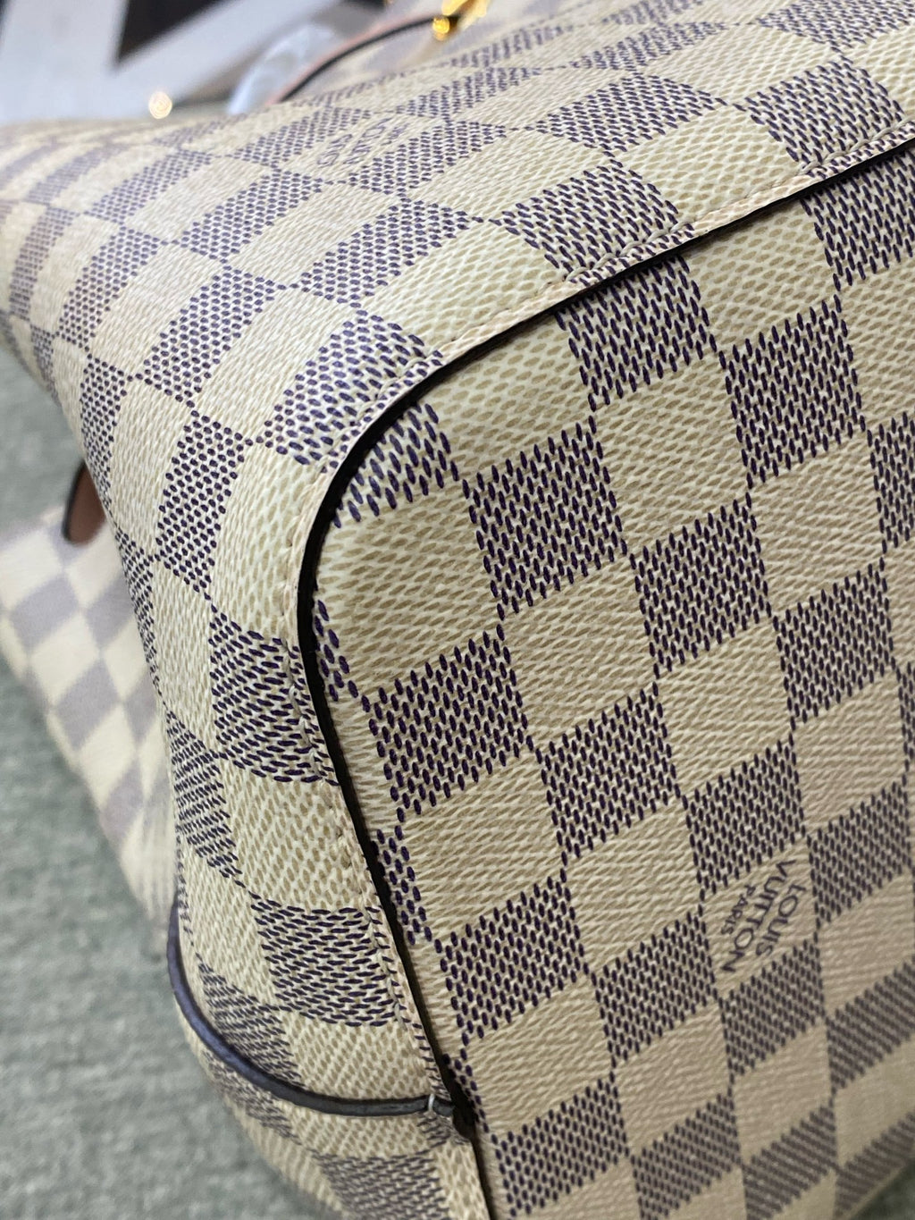 Louis Vuitton White Bucket & Drawstring Bag