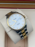 Longines White Automatic (self-winding) watch