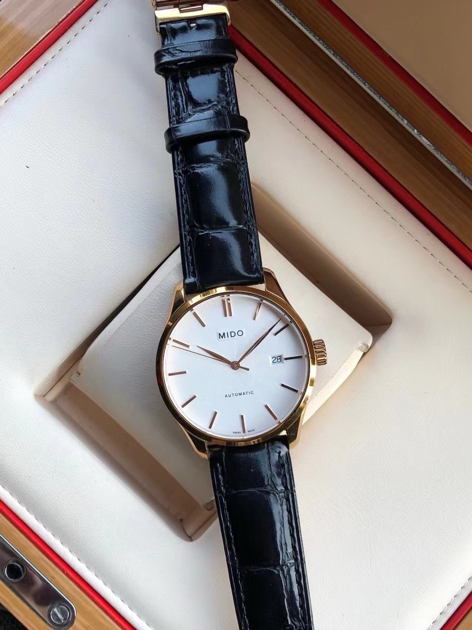 Mido Bruna White Automatic (self-winding) watch 40 millimeters M024.407.36.031.00