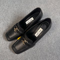 空白 Leather High heels