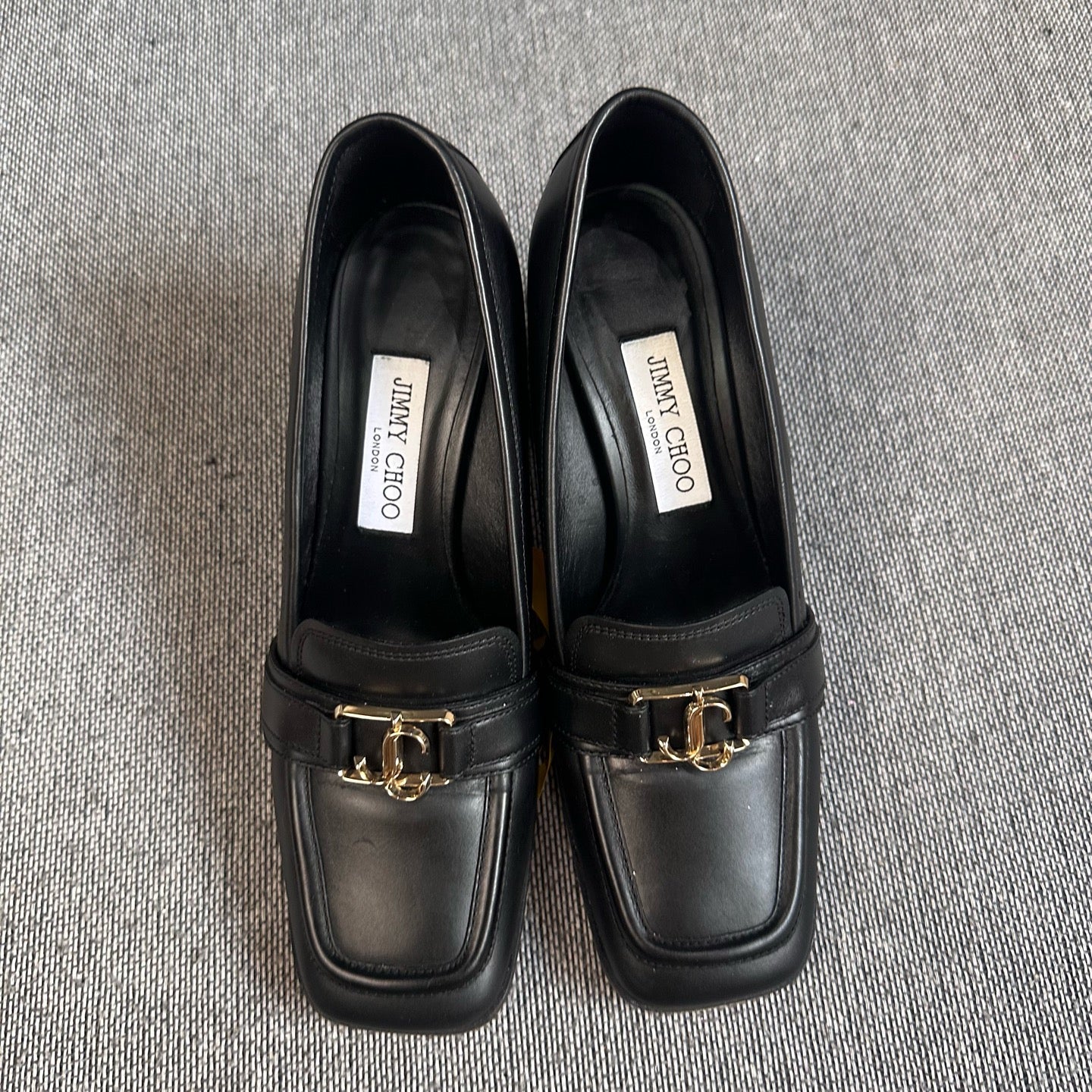 空白 Leather High heels