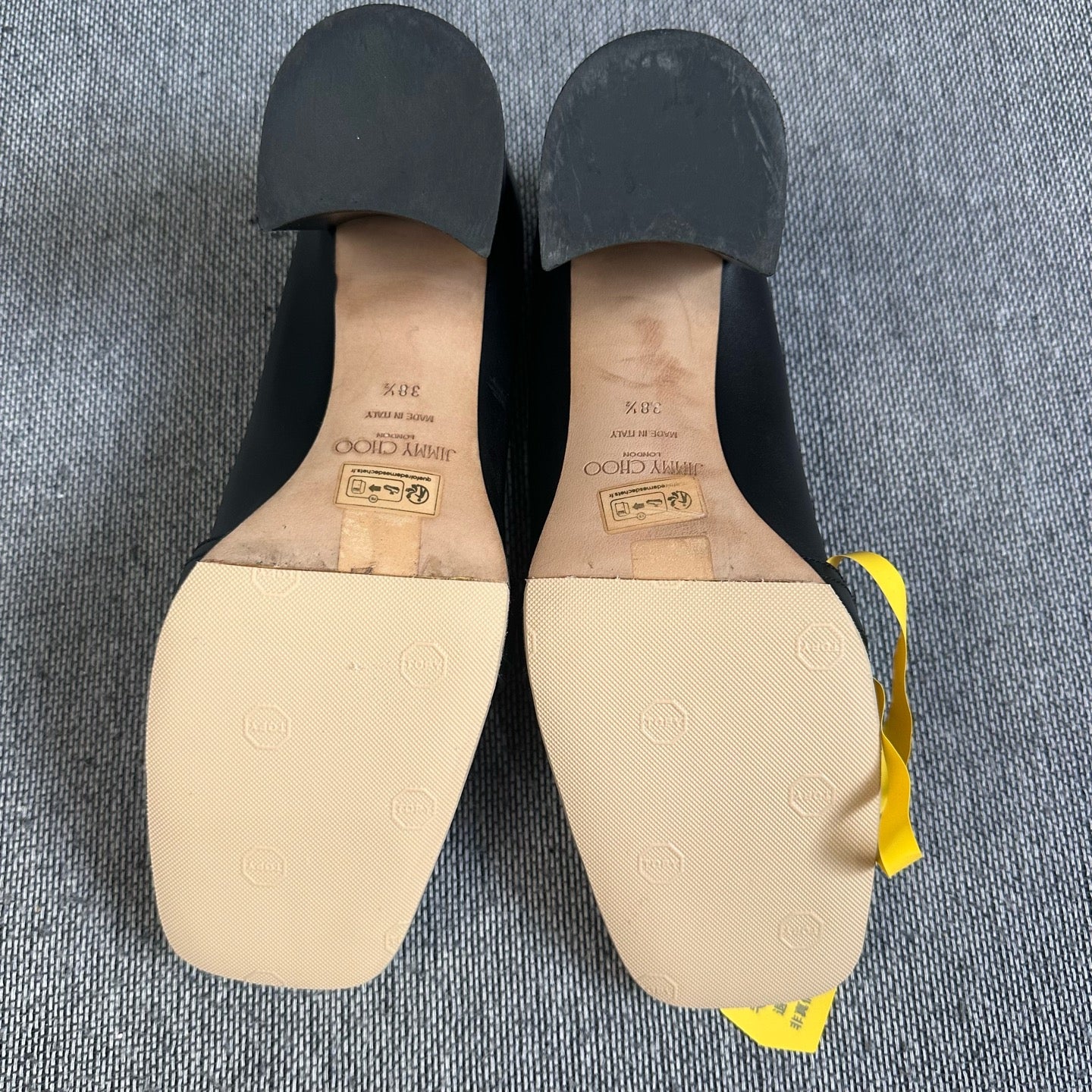 空白 Leather High heels