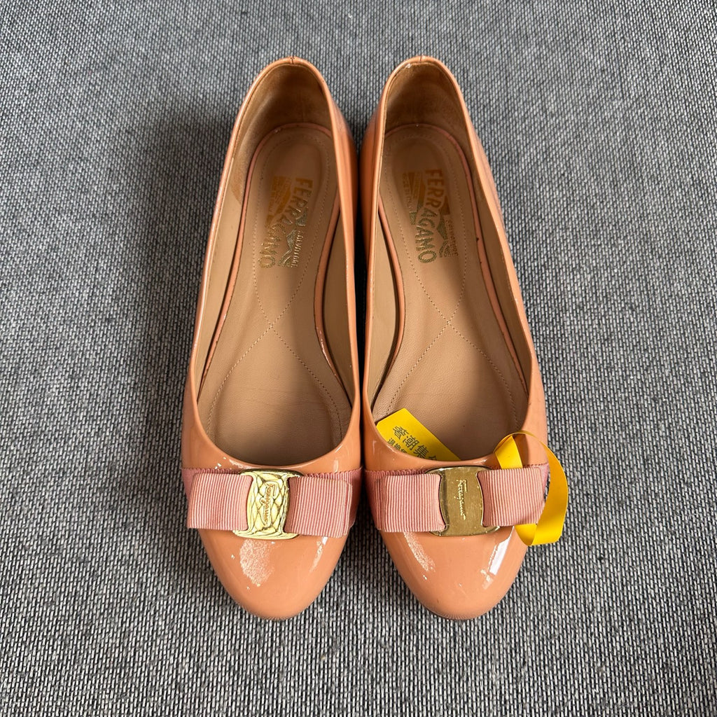 Salvatore Ferragamo Leather Red Flat shoes