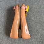 Salvatore Ferragamo Leather Red Flat shoes