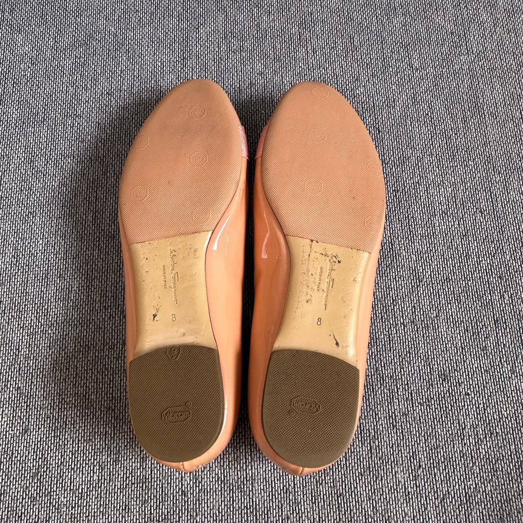 Salvatore Ferragamo Leather Red Flat shoes