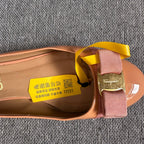 Salvatore Ferragamo Leather Red Flat shoes