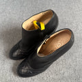 Chanel Leather Black Ankle boots