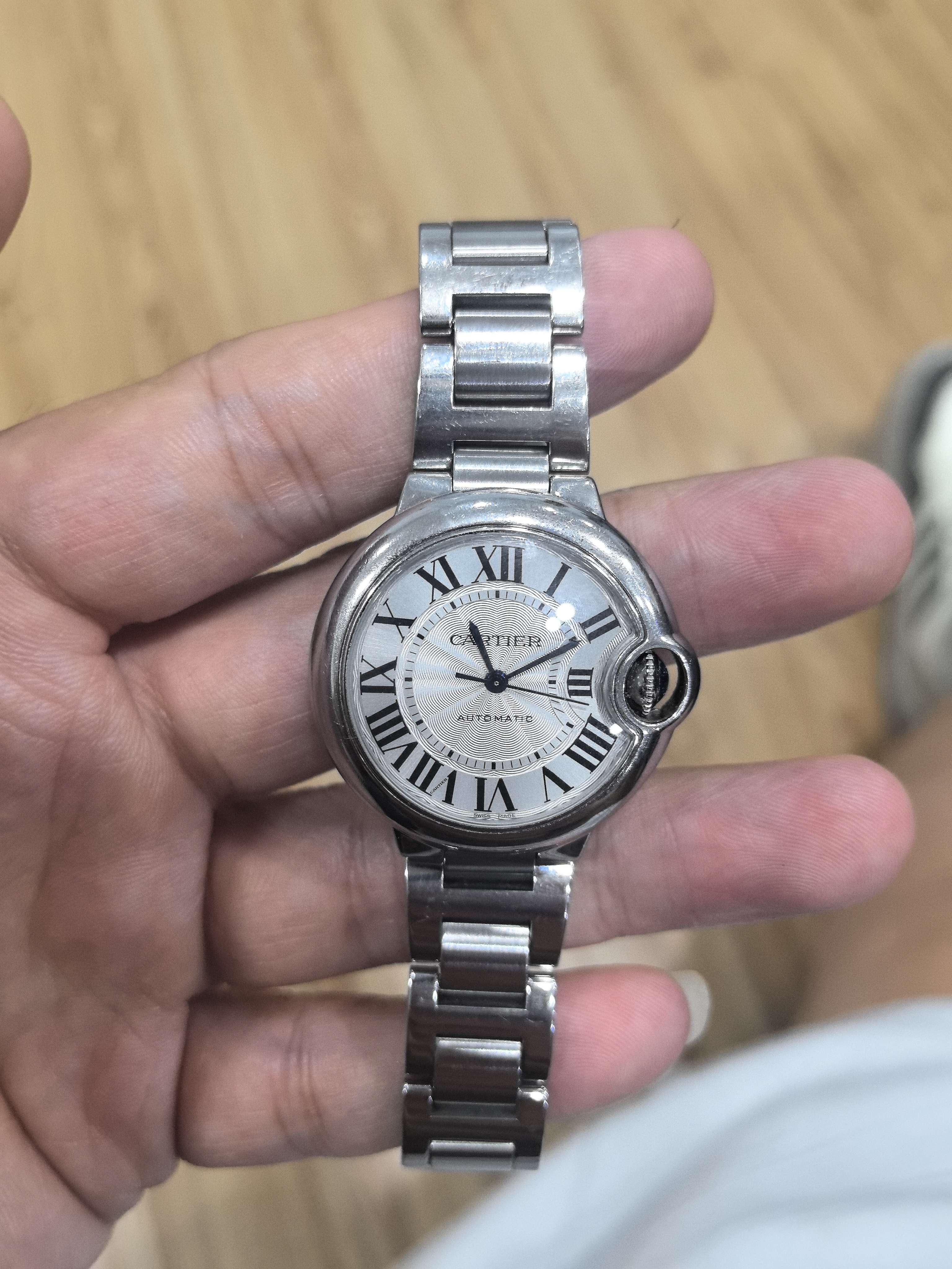 Cartier Ballon Bleu de Cartier Cartier Blue Balloon watch 33mm WSBB0044