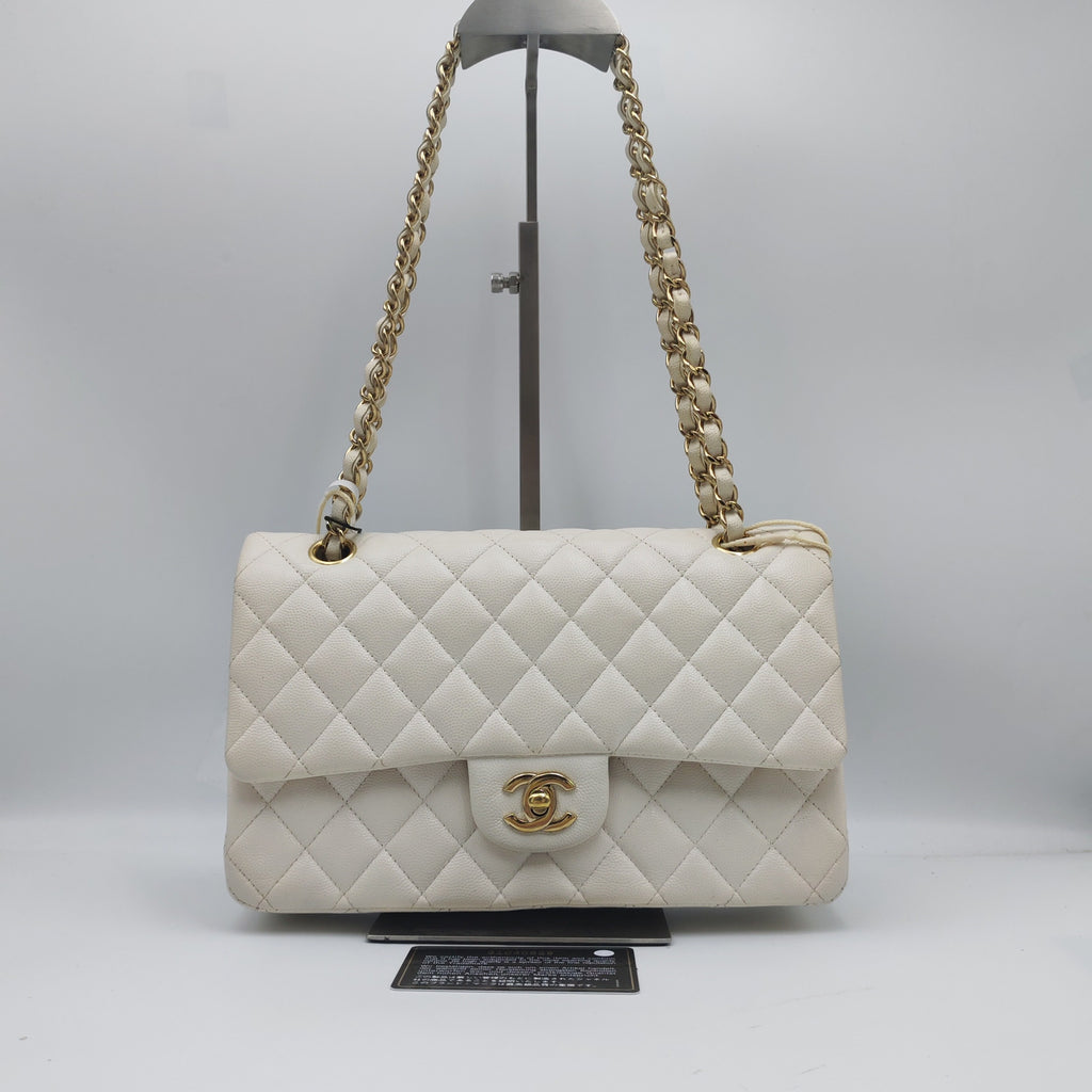 Chanel Classic 11.12 Handbag Metal Gold 15.5 × 25.5 × 6.5 A01112-Y33352-10601