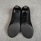 Hermes Alcantara Black High heels