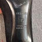 Hermes Alcantara Black High heels