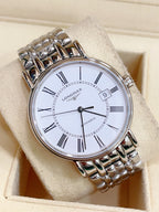Longines White Mechanical watch