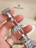 Longines White Mechanical watch