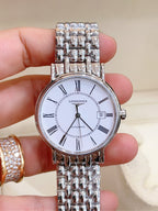 Longines White Mechanical watch
