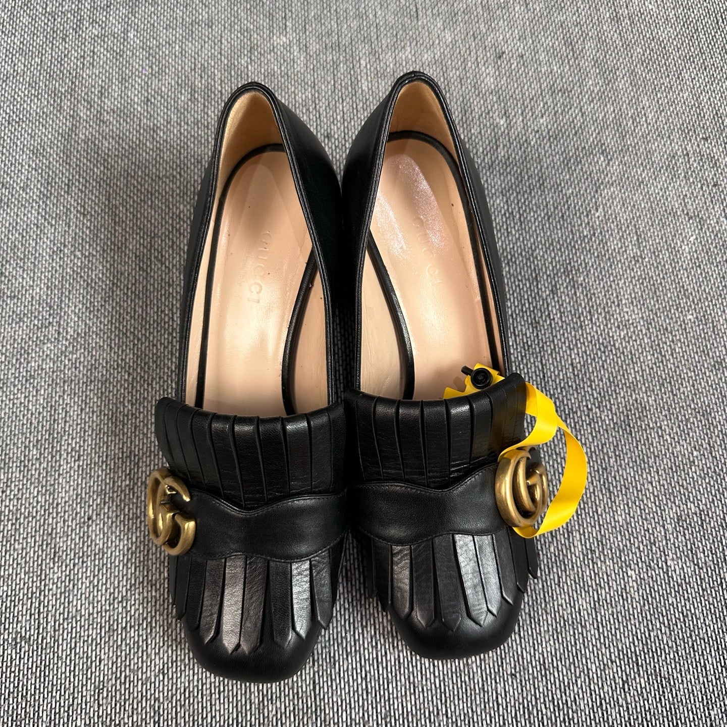 空白 Black High heels