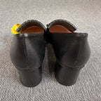 空白 Black High heels