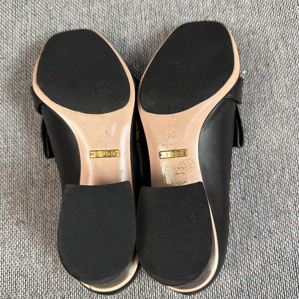 空白 Black High heels