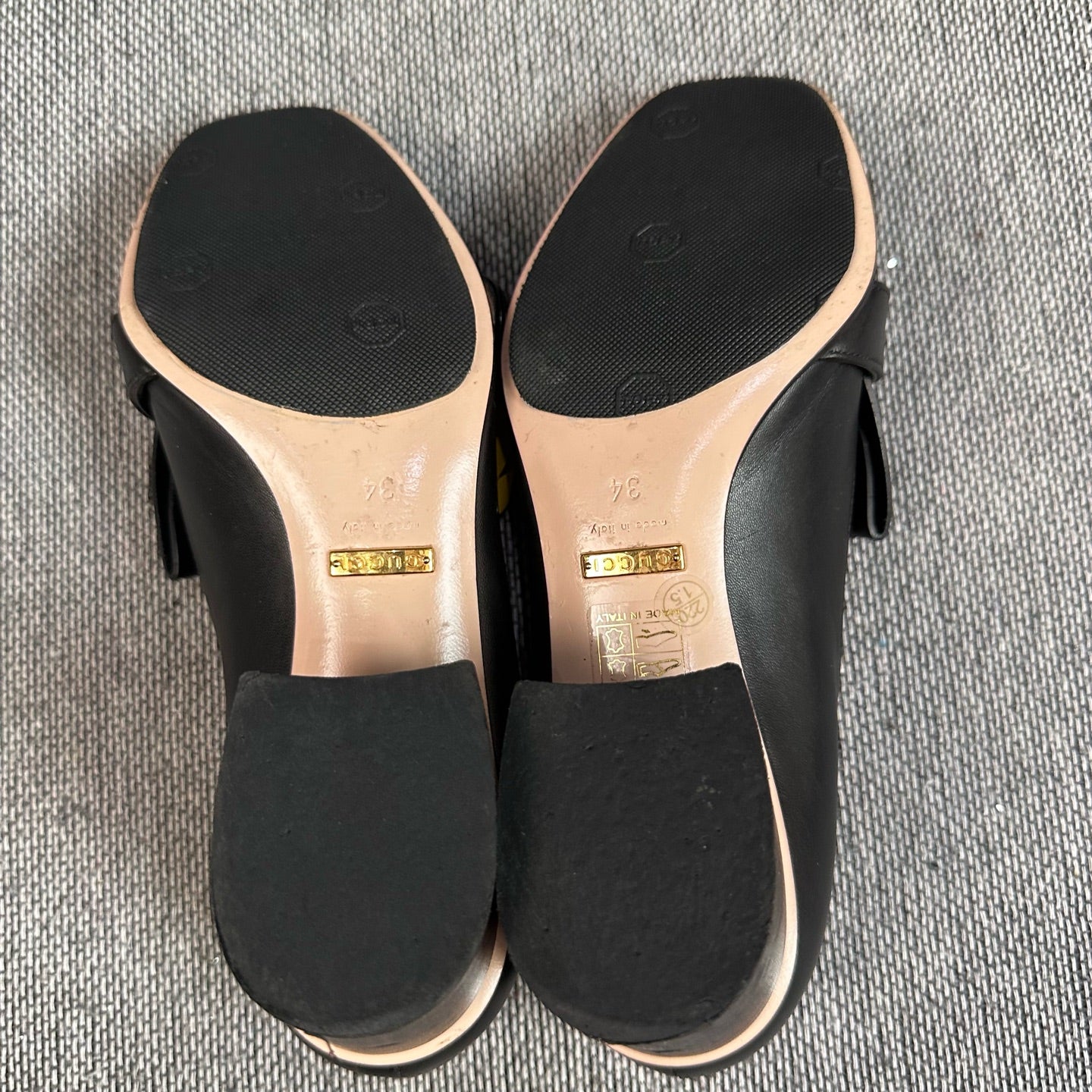 空白 Black High heels