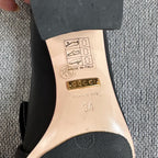 空白 Black High heels