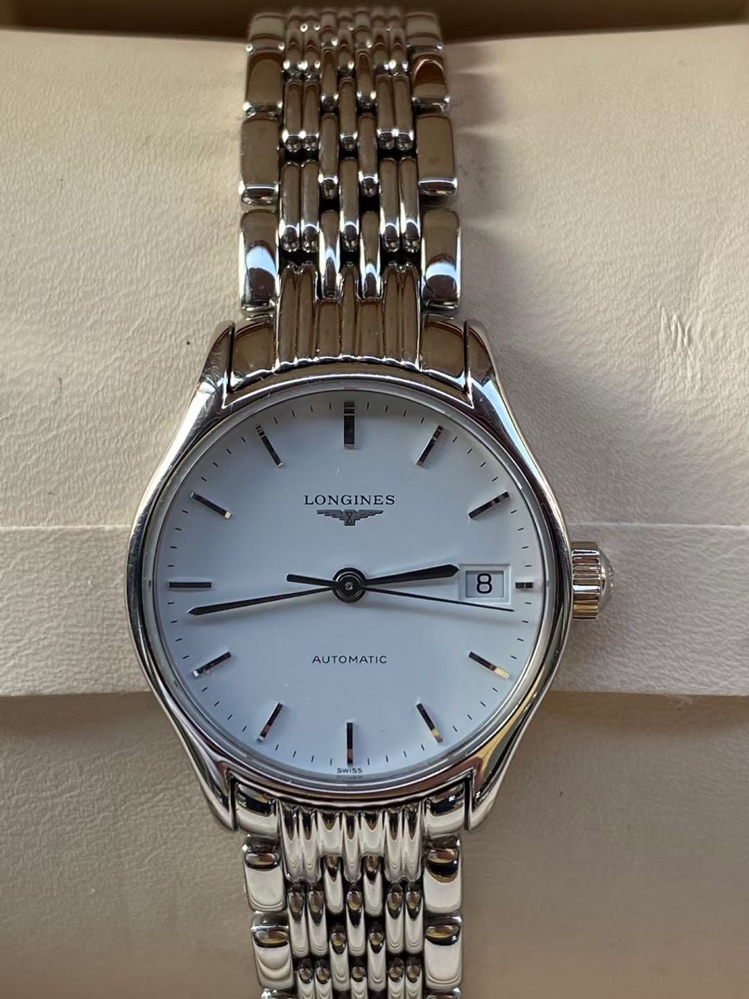 Longines Elegance White Mechanical watch 25 millimeters L4.260.4.12.6