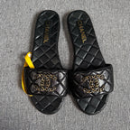 Chanel Black Flip flop