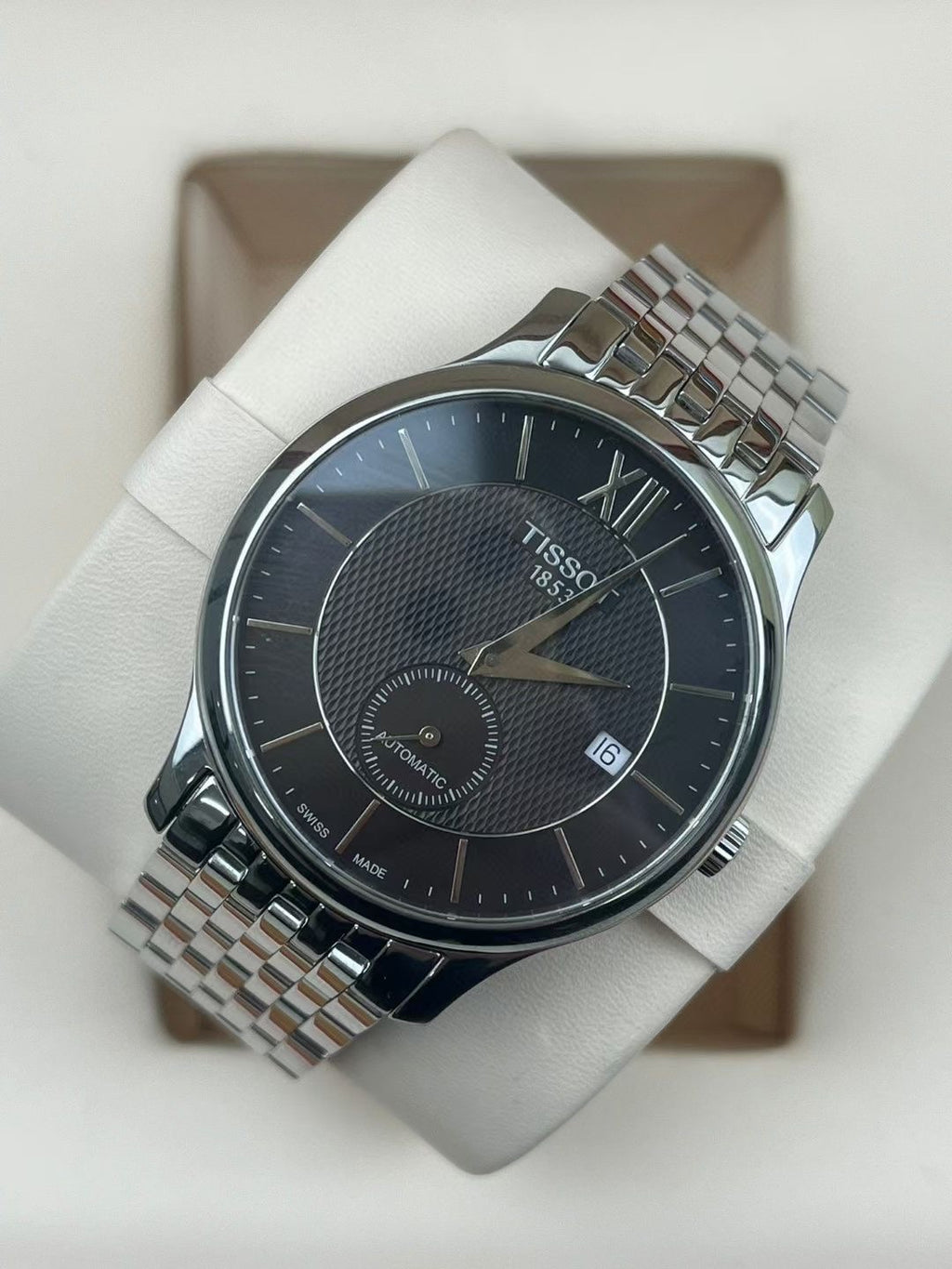Tissot Classic Black Automatic (self-winding) watch 40 millimeters T063.428.11.058.00