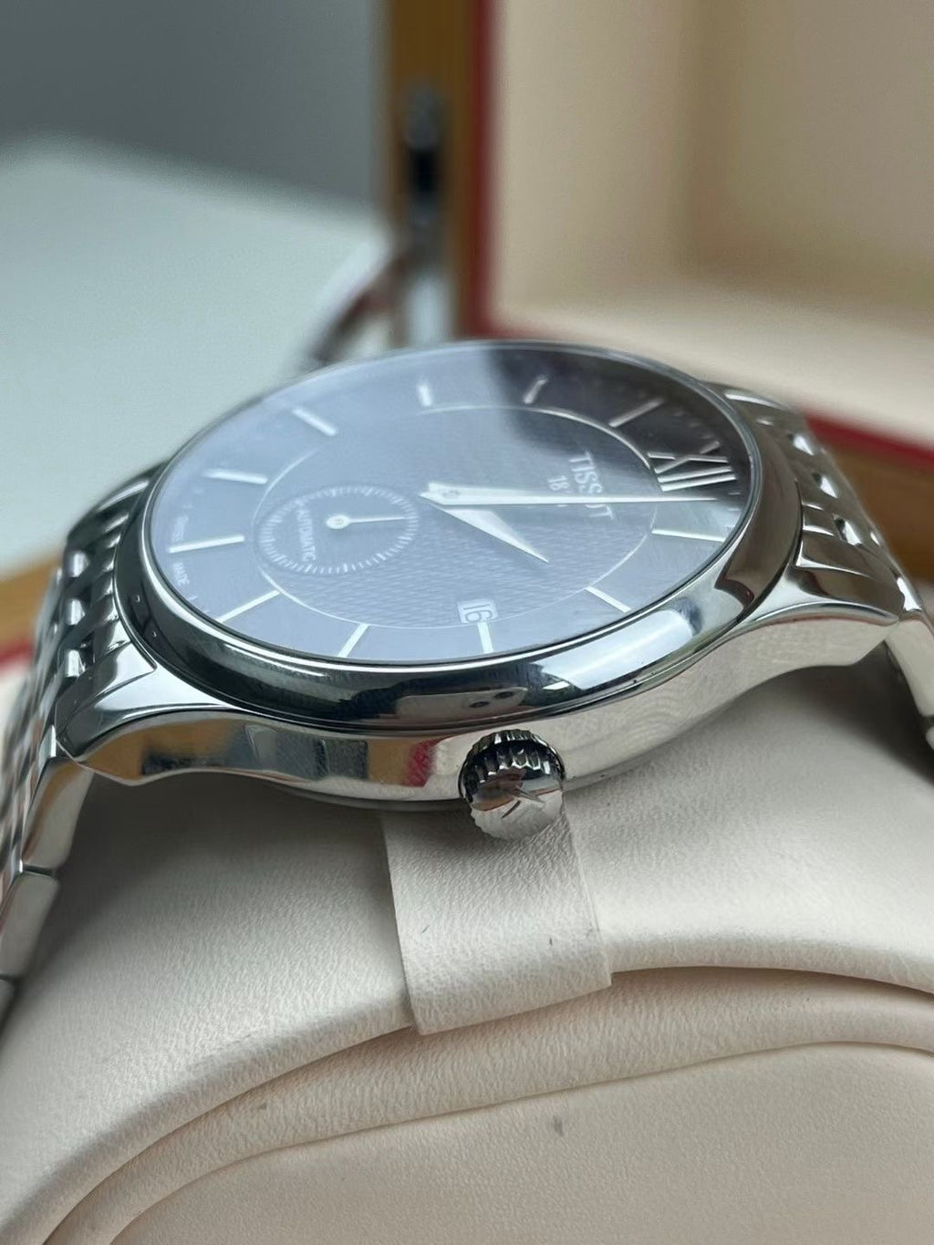 Tissot Classic Black Automatic (self-winding) watch 40 millimeters T063.428.11.058.00