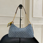 Michael Kors Nolita medium-sized underarm bag Blue 29*6*15.5CM 32S6GY5W6C416