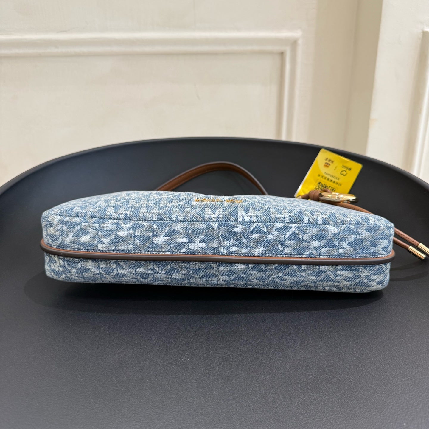 Michael Kors Nolita medium-sized underarm bag Blue 29*6*15.5CM 32S6GY5W6C416