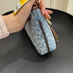 Michael Kors Nolita medium-sized underarm bag Blue 29*6*15.5CM 32S6GY5W6C416