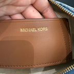 Michael Kors Nolita medium-sized underarm bag Blue 29*6*15.5CM 32S6GY5W6C416