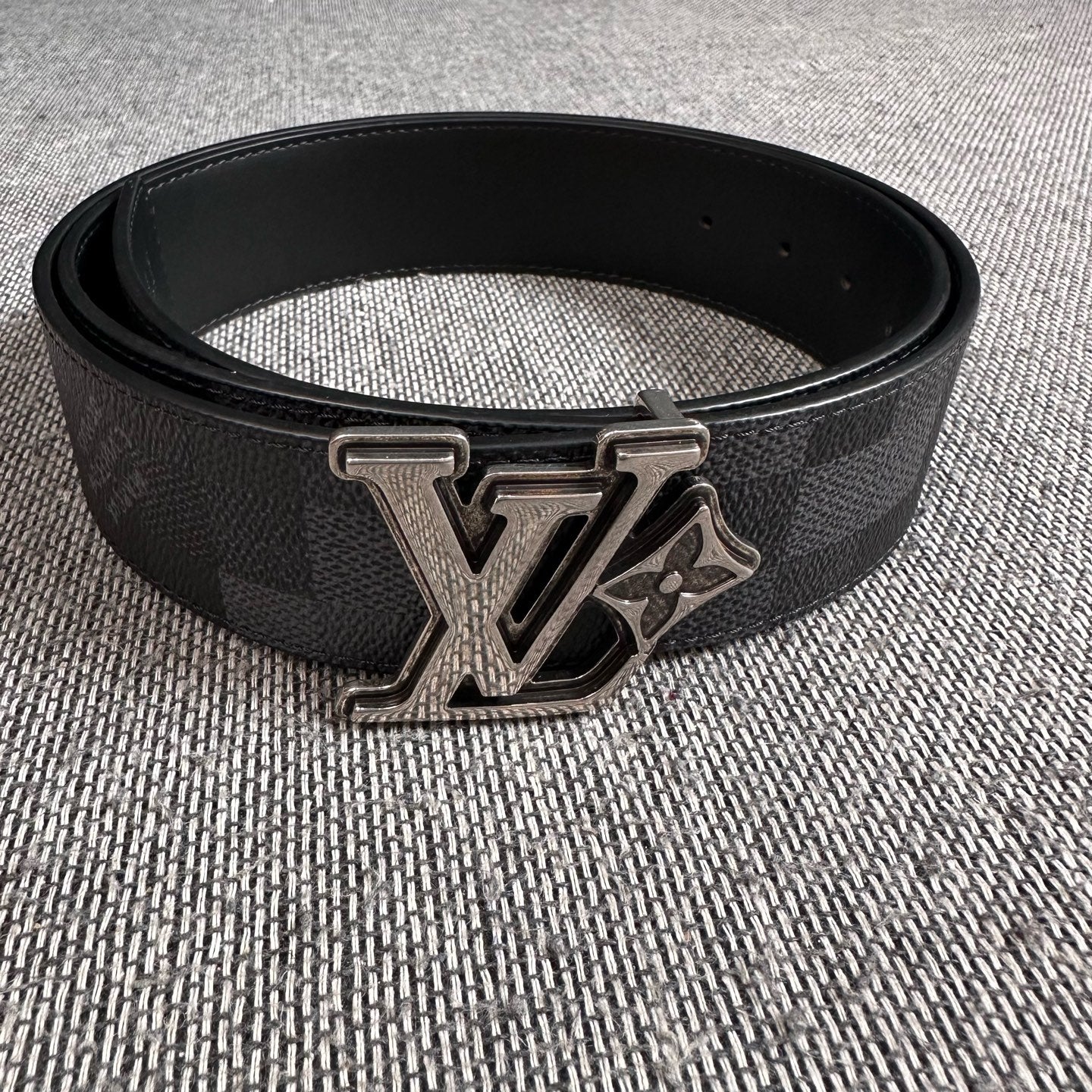 Louis Vuitton Leather Black Belt