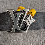 Louis Vuitton Leather Black Belt