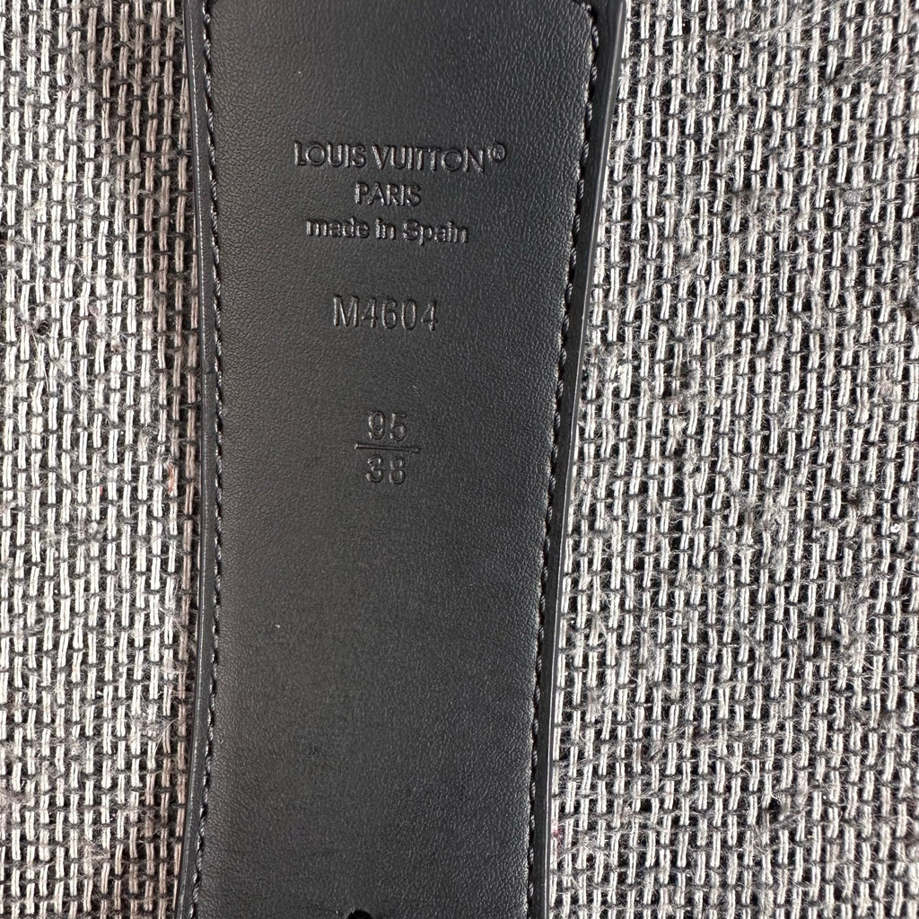 Louis Vuitton Leather Black Belt