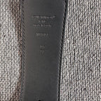 Louis Vuitton Leather Black Belt