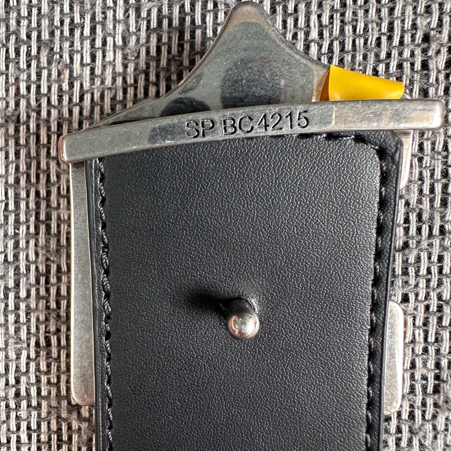 Louis Vuitton Leather Black Belt