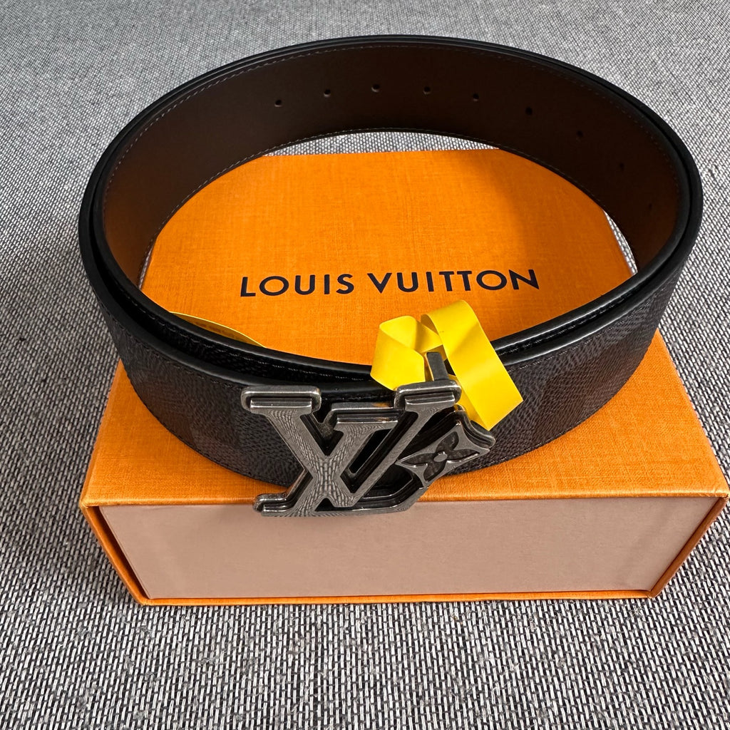 Louis Vuitton Leather Black Belt