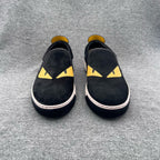 Fendi Alcantara Black Loafers
