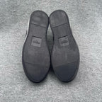 Fendi Alcantara Black Loafers