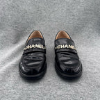 Chanel Metal Black Loafers