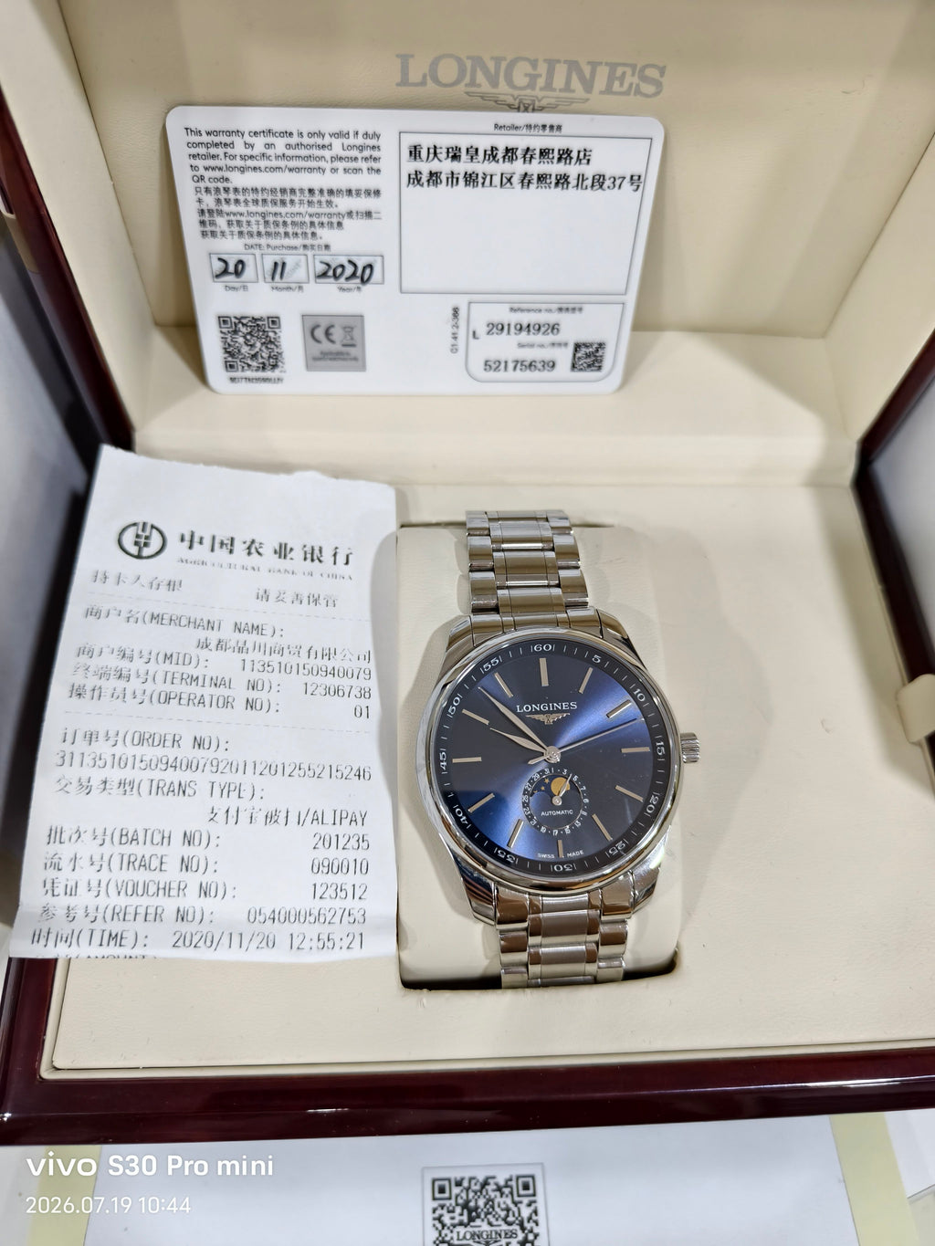 Longines Longines Master Collection Mechanical watch 42.00mm L2.919.4.92.6