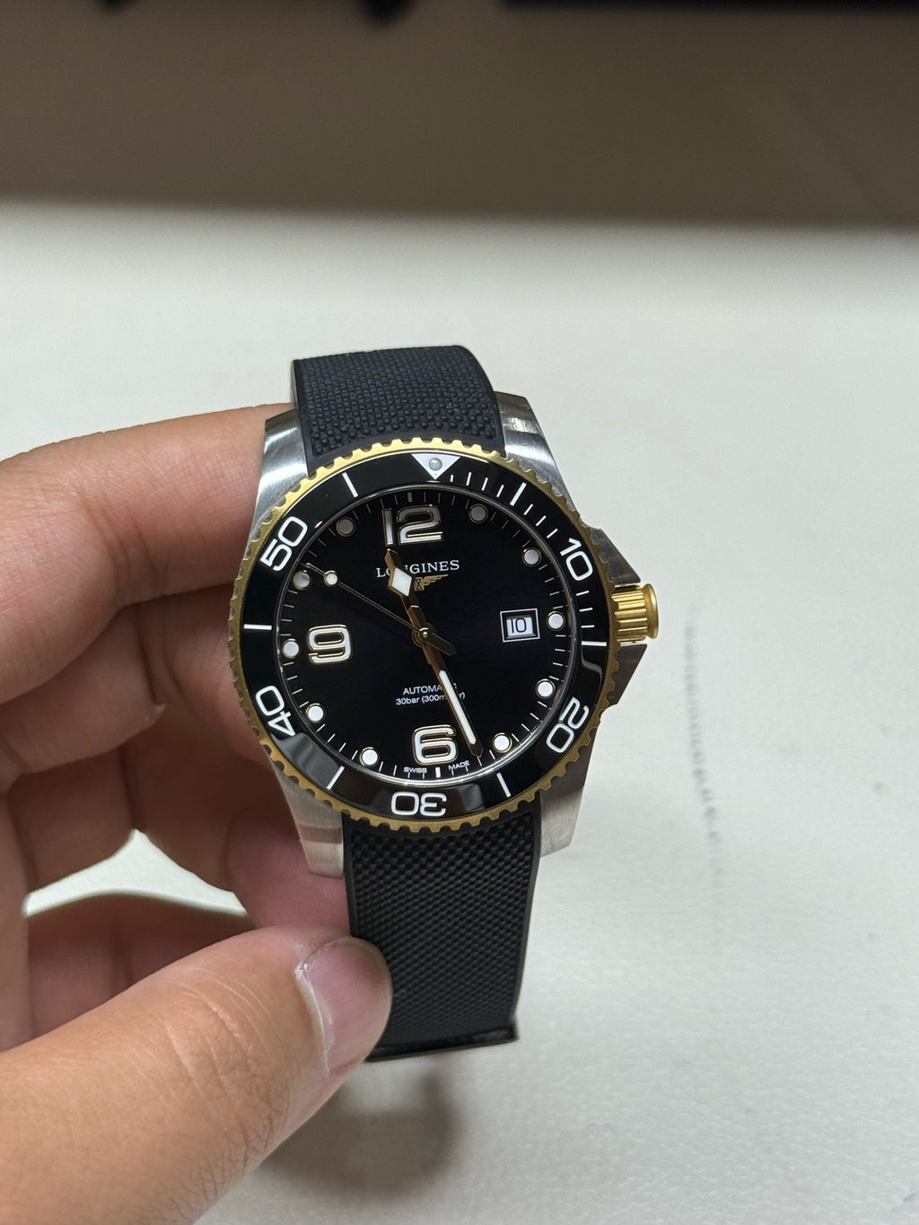 Longines Conquest Diving Series Yellow Mechanical watch 41.00mm L3.781.3.56.7
