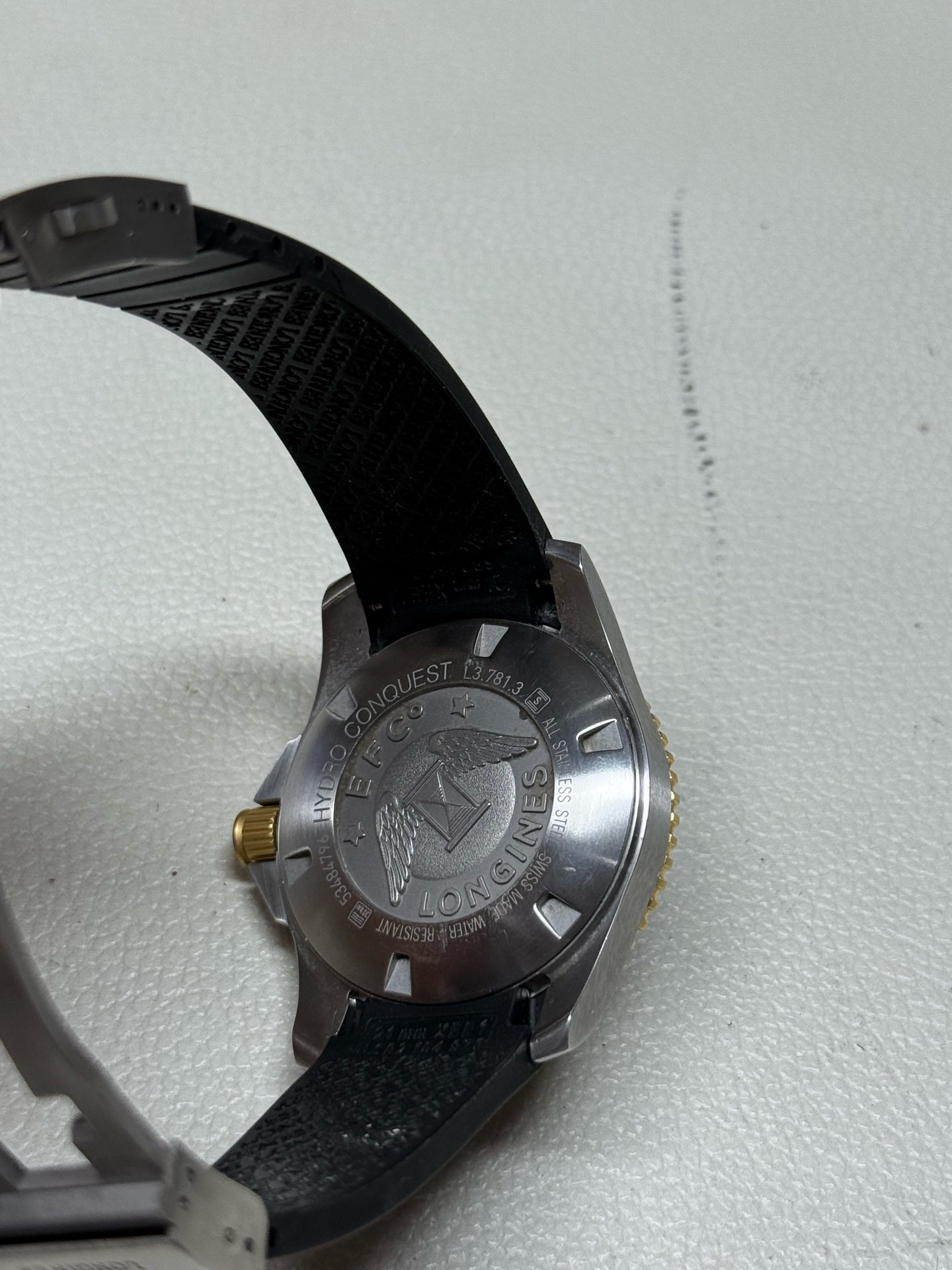 Longines Conquest Diving Series Yellow Mechanical watch 41.00mm L3.781.3.56.7