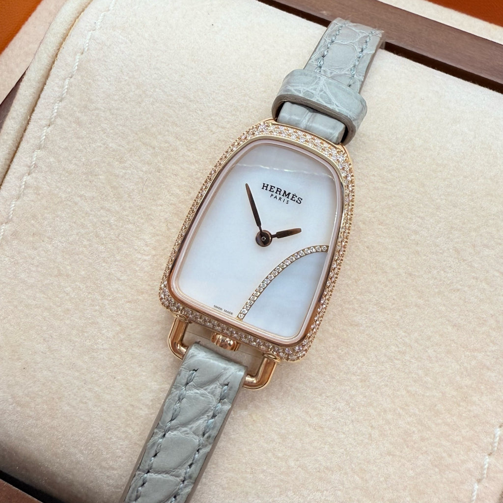 Hermes Gray Quartz watch
